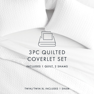 Thumbnail 29: Home Collections Home Collections Premium Soft Herring Quilted Coverlet Set 