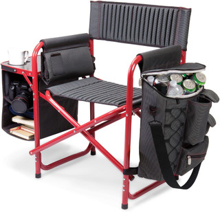 Thumbnail 1: Picnic Time Picnic Time Grey Fusion Chair 
