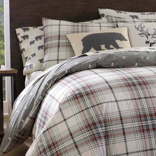 Thumbnail 8: Eddie Bauer Eddie Bauer Alder Plaid 100% Cotton Comforter Bedding Set 