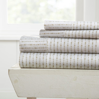 Thumbnail 2: Home Collections Home Collections Premium Ultra Soft Beaded Arrows Sheet Set 
