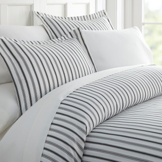 Thumbnail 2: Home Collections Home Collections Premium Soft Vertical Dream Duvet Cover Set 