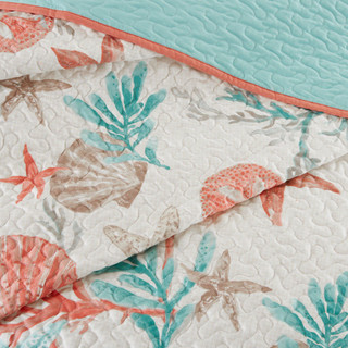 Thumbnail 5: Madison Park Madison Park Pebble Beach 6-pc. Coverlet Set 
