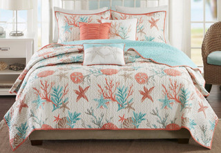 Thumbnail 3: Madison Park Madison Park Pebble Beach 6-pc. Coverlet Set 