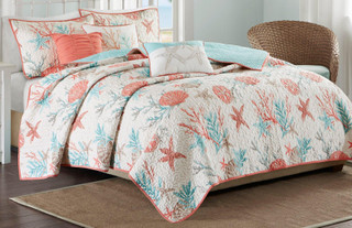 Thumbnail 1: Madison Park Madison Park Pebble Beach 6-pc. Coverlet Set 
