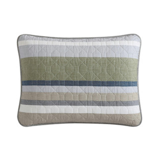 Thumbnail 13: Eddie Bauer Eddie Bauer Salmon Ladder 100% Cotton Reversible Quilt Set 
