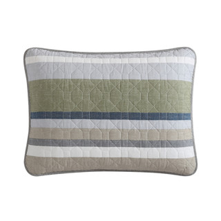 Thumbnail 5: Eddie Bauer Eddie Bauer Salmon Ladder 100% Cotton Reversible Quilt Set 