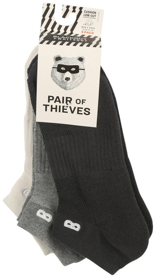 Thumbnail 1: Pair of Thieves Pair of Thieves Mens 3-Pr. Cushion Low Cut Socks 
