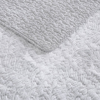 Thumbnail 6: Tommy Bahama Tommy Bahama Distressed Water Leaves Reversible Quilt Set 