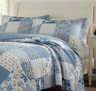 Thumbnail 8: Laura Ashley Laura Ashley Paisley Patchwork Quilt Set 