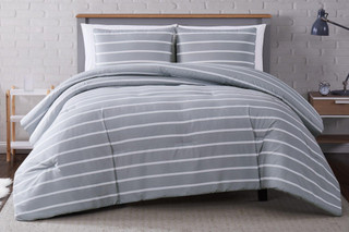 Thumbnail 3: Truly Soft Truly Soft Maddow Stripe Comforter Set 