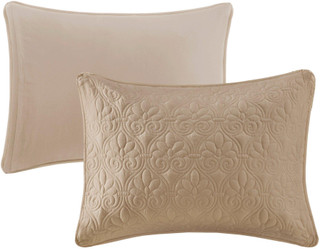 Thumbnail 24: Madison Park Madison Park Quebec 3 pc Corner Pleated Quilted Bedspread 