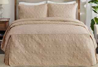 Thumbnail 11: Madison Park Madison Park Quebec 3 pc Corner Pleated Quilted Bedspread 