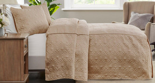 Thumbnail 18: Madison Park Madison Park Quebec 3 pc Corner Pleated Quilted Bedspread 