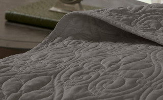 Thumbnail 34: Madison Park Madison Park Quebec 3 pc Corner Pleated Quilted Bedspread 