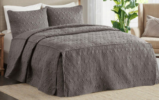Thumbnail 3: Madison Park Madison Park Quebec 3 pc Corner Pleated Quilted Bedspread 