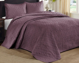 Thumbnail 2: Madison Park Madison Park Quebec 3 pc Corner Pleated Quilted Bedspread 
