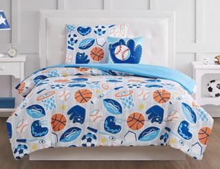 Thumbnail 4: My World My World Kids All Star Quilt Set 