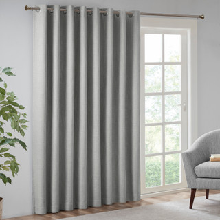 Thumbnail 2: SUNSMART SunSmart Maya Printed Heathered Blackout Patio Panel 