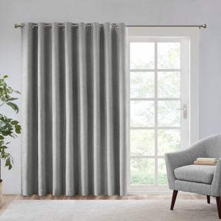 Thumbnail 1: SUNSMART SunSmart Maya Printed Heathered Blackout Patio Panel 