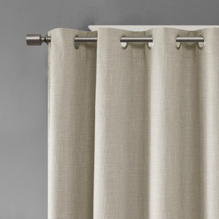 Thumbnail 4: SUNSMART SunSmart Maya Printed Heathered Blackout Patio Panel 