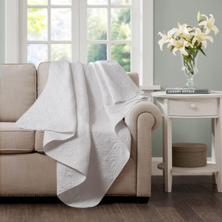 Thumbnail 2: Madison Park Madison Park Quebec Oversized Quilted Throw 