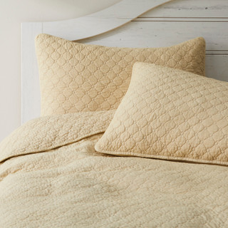 Thumbnail 4: Zest Kitchen + Home ZEST Kitchen + Home Azra Solid Quilt Set 