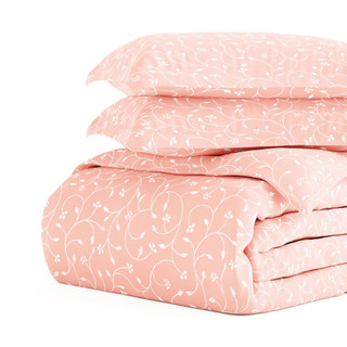 Thumbnail 14: Home Collections Home Collections Premium Soft Pink Buds Duvet Cover Set 