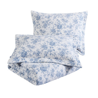 Thumbnail 16: Laura Ashley Laura Ashley Walled Garden 100% Cotton Reversible Quilt Set 