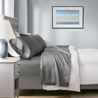 Thumbnail 1: Beautyrest HeiQ Smart Temperature Cotton Blend 4 Piece Sheet Set 