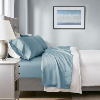 Thumbnail 2: Beautyrest HeiQ Smart Temperature Cotton Blend 4 Piece Sheet Set 