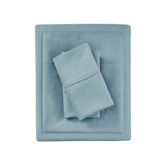 Thumbnail 19: Beautyrest HeiQ Smart Temperature Cotton Blend 4 Piece Sheet Set 