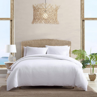 Thumbnail 1: Tommy Bahama Tommy Bahama Basketweave Solid 3 Pc. Comforter Set 