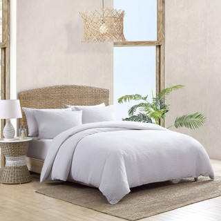 Thumbnail 4: Tommy Bahama Tommy Bahama Basketweave Solid 3 Pc. Comforter Set 