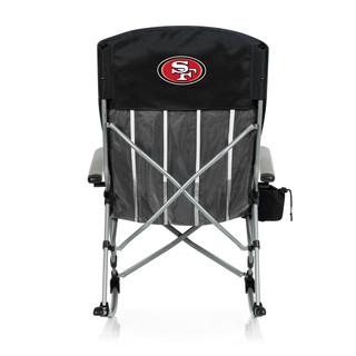 Thumbnail 2: SAN FRANCISCO 49ERS SAN FRANCISCO 49ERS NFL Outdoor Rocking Camp Chair with Bag 