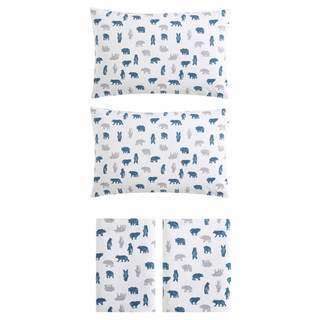 Thumbnail 3: Eddie Bauer Eddie Bauer Bear Mountain Cotton Flannel Sheet Set 