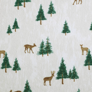 Thumbnail 3: Eddie Bauer Eddie Bauer Deer Hollow Cotton Flannel Sheet Set 