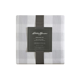 Thumbnail 3: Eddie Bauer Eddie Bauer Lakehouse Plaid Cotton Flannel Sheet Set 