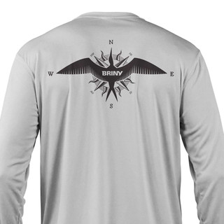 Thumbnail 3: BRINY Briny Frigate Luck Mens Performance Fishing Shirt 