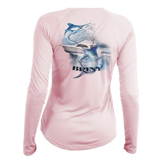 Thumbnail 1: BRINY Briny Dually Marlin Womens Long Sleeve Fishing Shirt 