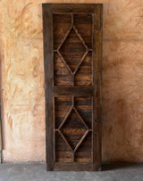 Rustic Railroad Tie  Door