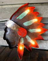 Indian Chief Metal Marquee