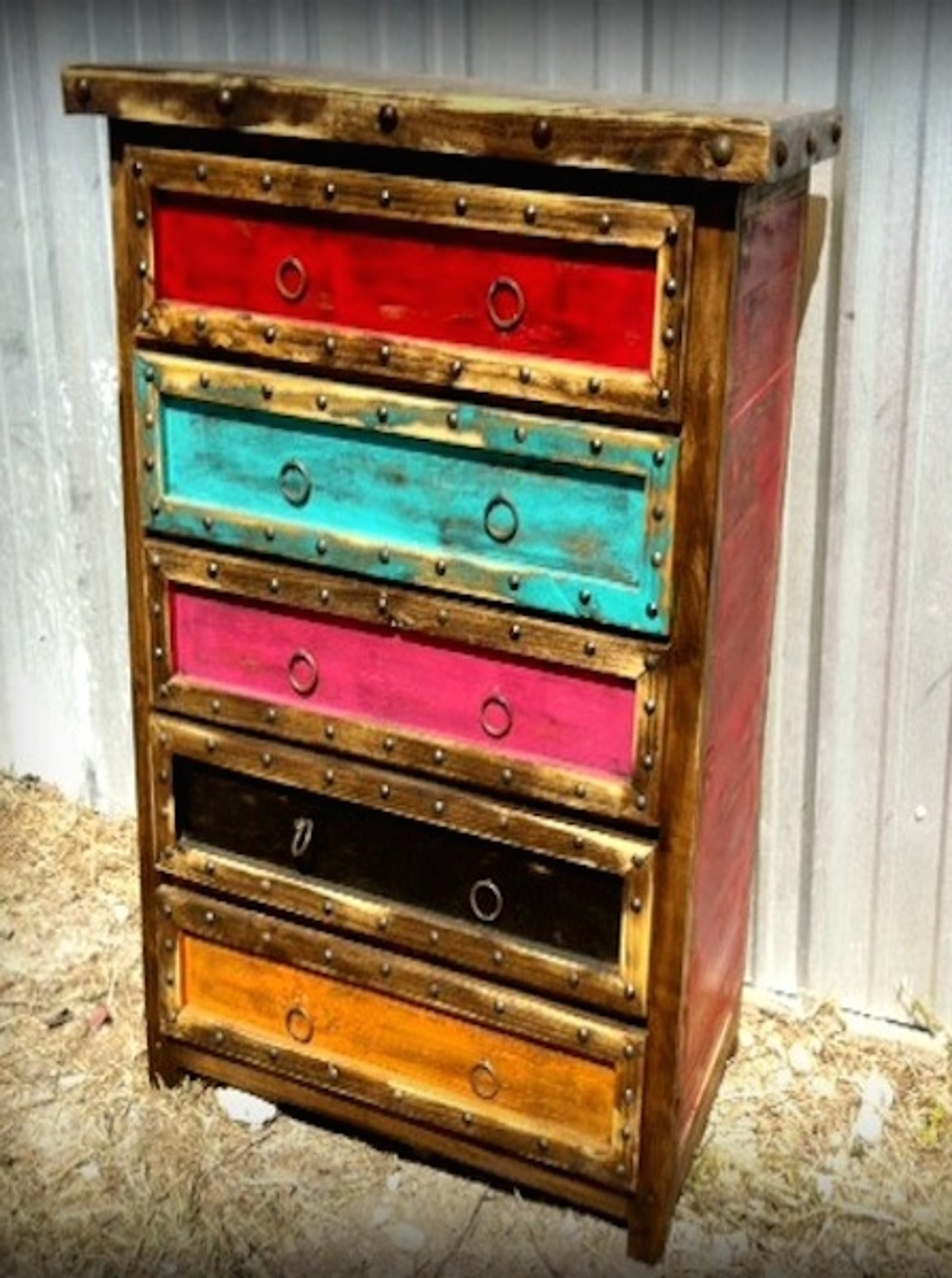 Colorido Rustic Dresser Sofia S Rustic Furniture
