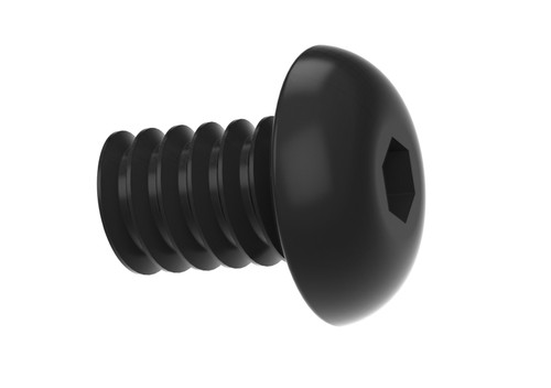 Screw, 4-40 x 1/4" BSHCS, Plain, Button Socket Head Cap Screw