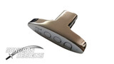 Polished T-handle for the 1971–76 Caprice and Impala hood release cable, engraved HOOD