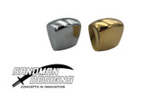 SEAT ADJUSTER KNOB SHOWN IN POLISHED AND 24KT GOLD PLATING