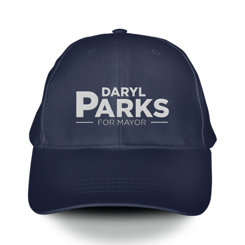 Daryl Parks (Embroidered Navy Baseball Cap)