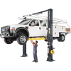 BENDPAK XPR-18C 18,000 Lb. Capacity, Clearfloor, Standard Arms Two Post Lift ( FREE FRAME CRADLE PADS )