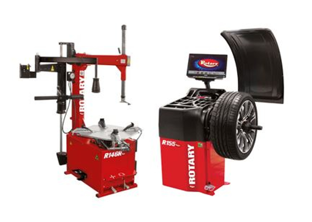 ROTARY R146RP+R155 Tire Changer/Wheel Balancer Combo