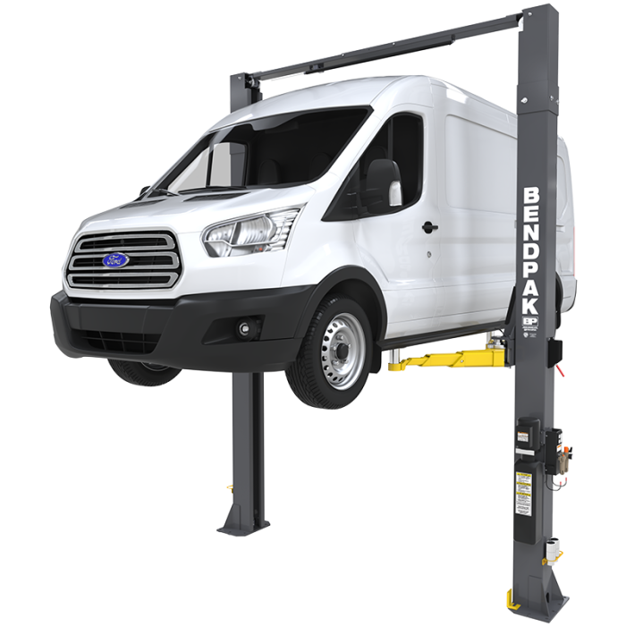 BENDPAK 10APX-181 PRO PACKAGE SERIES TWO POST LIFT - 10K lb Capacity - 181" EXT. HEIGHT
