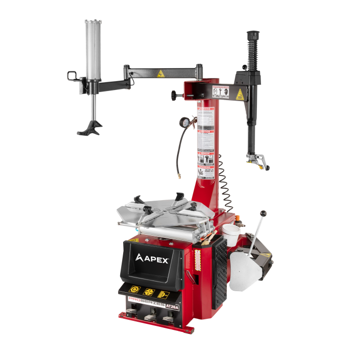 APEX AT26A Swing-Arm Tire Changer with Assist Tower